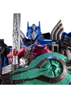 NIBEMINENT Transformer Toys Last Knight Leader Class Optimus Prime KO Action Figure 8.6 Inch  - Image 3