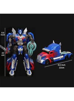 NIBEMINENT Transformer Toys Last Knight Leader Class Optimus Prime KO Action Figure 8.6 Inch  - Image 5