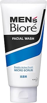 Mens Biore Facial Wash Micro Scrub 130g