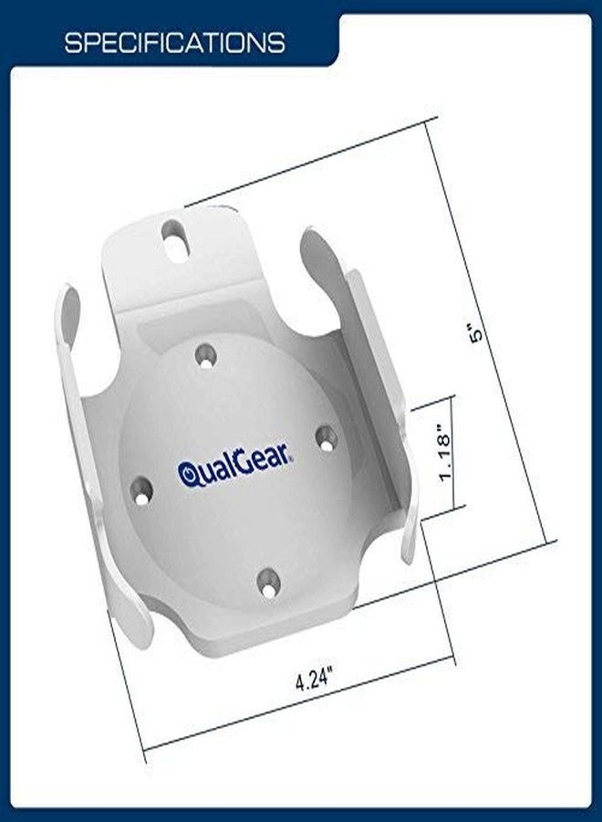 كوالجير حامل QualGear QG-AM-017-W لجهاز Apple TV/محطة AirPort Express الأساسية (لأجهزة Apple TV من الجيل الثاني والثالث) أبيض - Image 3