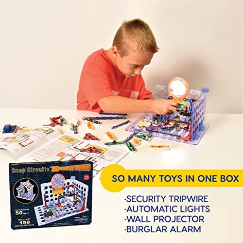 Snap Circuits 3D Illumination Electronics Exploration Kit | Over 150 STEM Projects | Full Color Project Manual | 50 Parts | STEM Educational Toys for Kids 8+ - Image 3