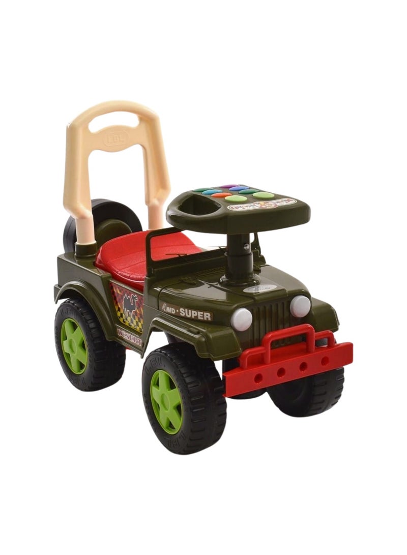 Rally Ride On Toy Push Car For Kids