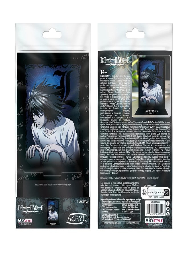 ABYSTYLE – Death Note Acryl L – Official Product – Acrylic Figure to Stand – Manga Collection Accessory - Image 2