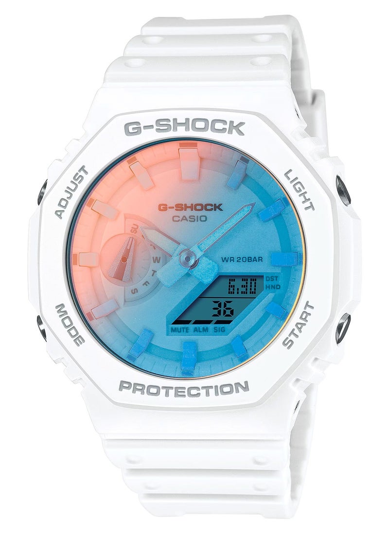 G-SHOCK Analog+Digital Resin Band Unisex Watch GA-2100TL-7A  - Image 1