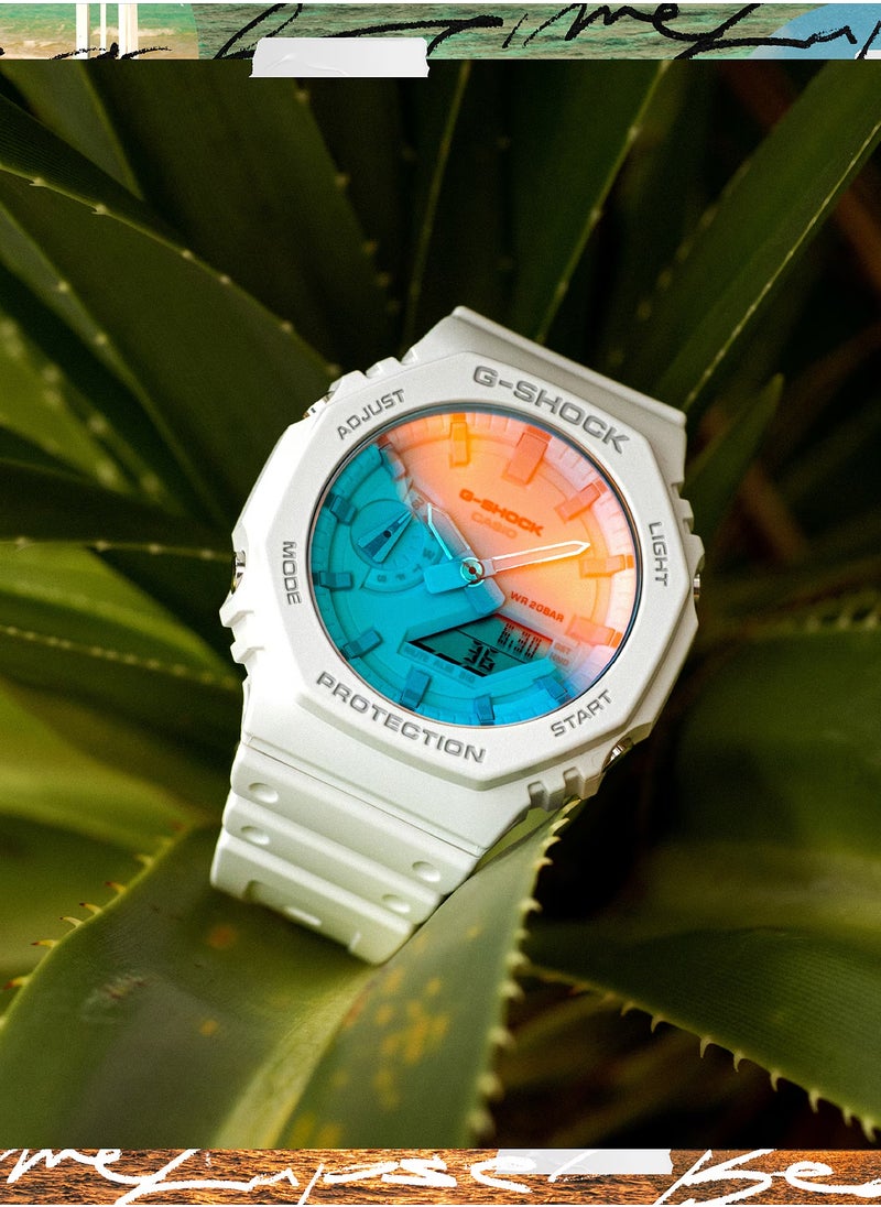 G-SHOCK Analog+Digital Resin Band Unisex Watch GA-2100TL-7A  - Image 2