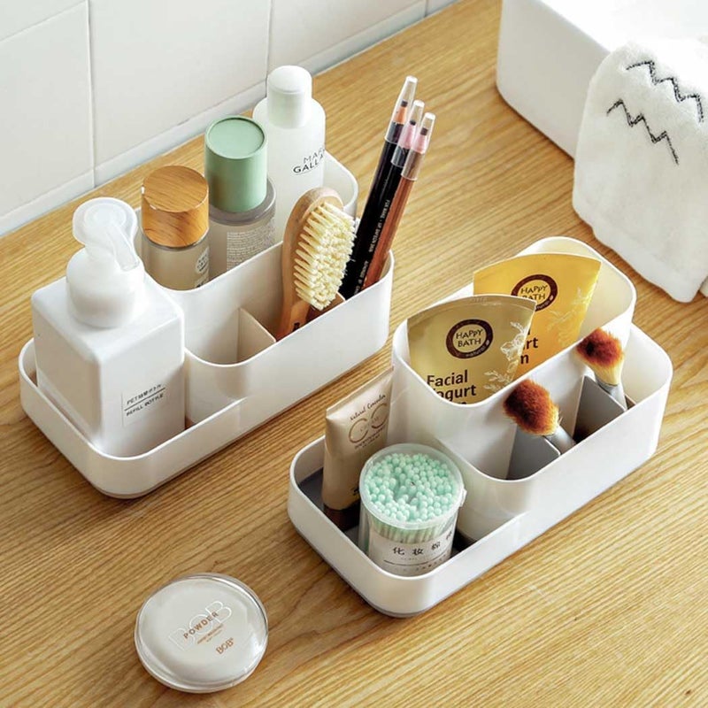 COOFANDY 5 Compartments Storage Organizer for Kitchen Counter Vanity Organizer, Detachable Bottom, Washroom Organizer for Toothbrush, Toothpaste, Comb, Makeup Brush, Razor Saving Kit, Desk Organizer - Image 3