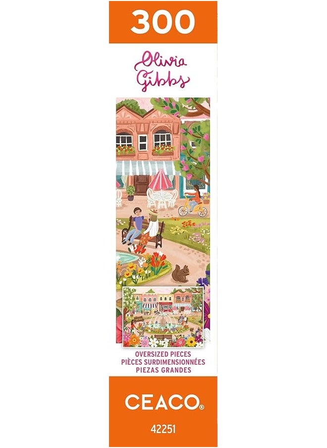 Ceaco Ceaco - Olivia Gibbs - Town Park - 300 Piece Jigsaw Puzzle  - Image 1