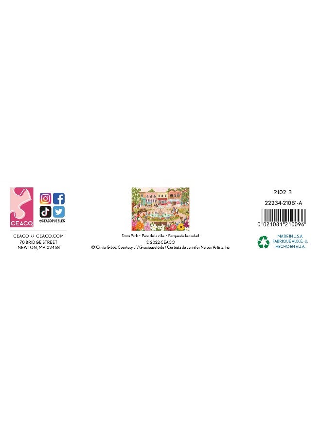 Ceaco Ceaco - Olivia Gibbs - Town Park - 300 Piece Jigsaw Puzzle  - Image 2