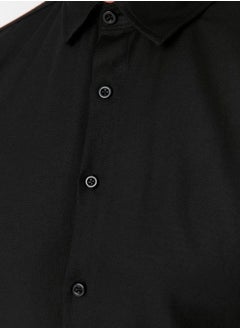 Black Men's Slim Fit Basic Oxford Classic Easy-Iron Shirt - pzsku/Z43A22BDE14FEA92844A7Z/45/_/1730941859/afac9d85-4ca0-4103-874c-29aa632e108f