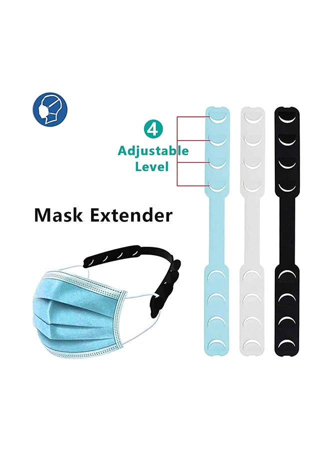 NIBEMINENT 10 Piece Plastic Mask Extender Adjustable Strap - Image 3