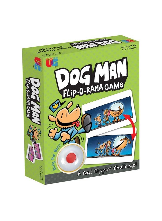 University Games, Dog Man Flip-o-Rama Card Matching Game, Based on The Dog Man Books Series, for 2 or More Players Ages 6 and Up - Image 1