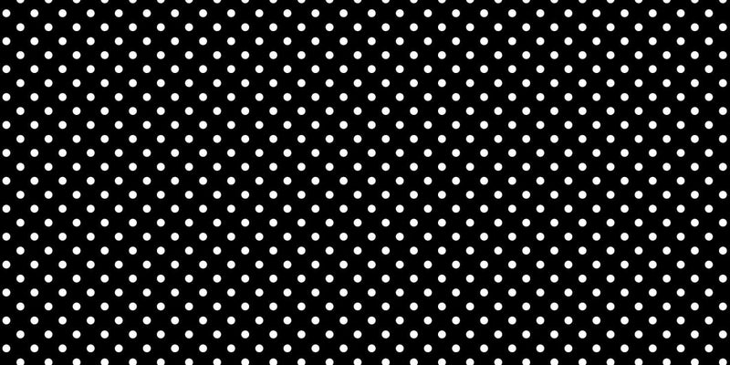 Fadeless Bulletin Board Art Paper, Classic Dots-Black & White, 48" x 12', 1 Roll