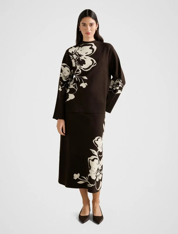 فورايفر نيو Kn7420-Brown Women's Pullover