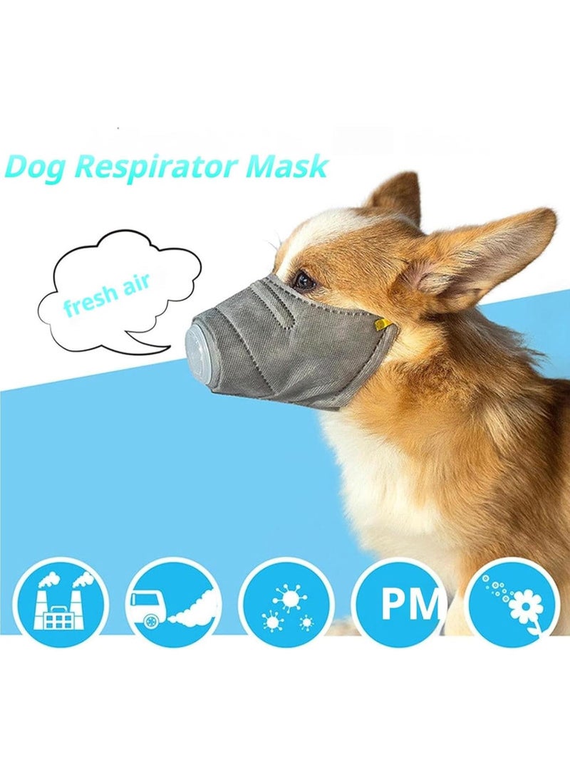 GGOOT Dog Mouth Cover, Dog Mouth Cover,Breathable Mouth Guard for Puppies | Pet Products Dog Mouth Guard Pet Respirator Muzzle - Image 2