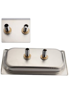 MIBRU Pitcher Milk RINSER with Side Sprays Drain and Drip Tray for Barista Coffee Bar Glass Cup Cleaner Milk Tea Washer Stainless Steel Kitchen Sink 32x18cm  - Image 4