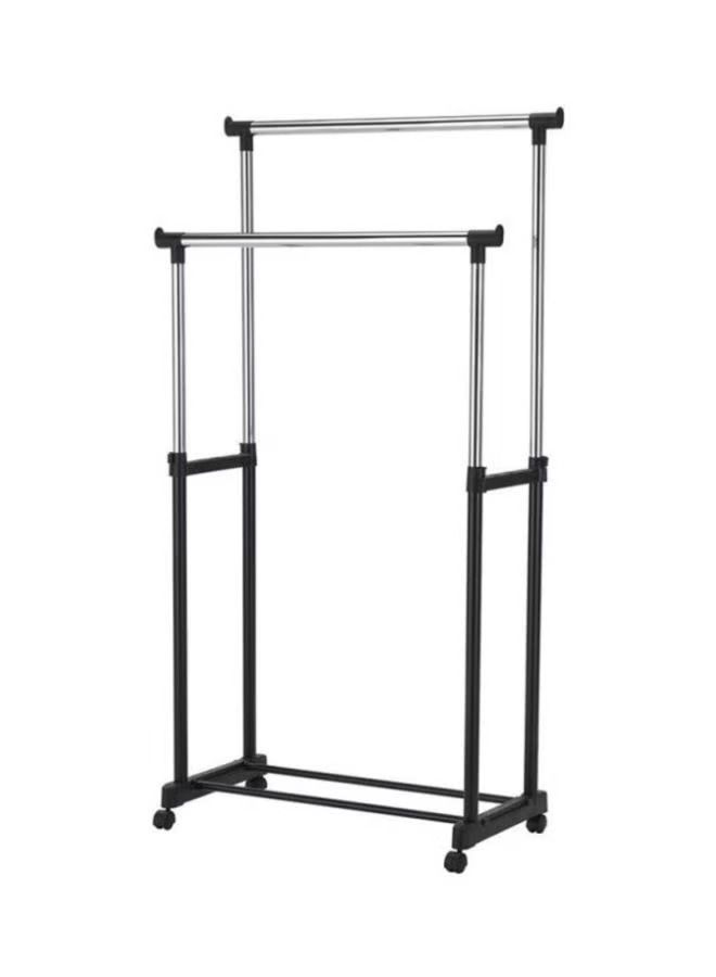 Stainless Steel Garment Organizer Silver/Black - Image 1