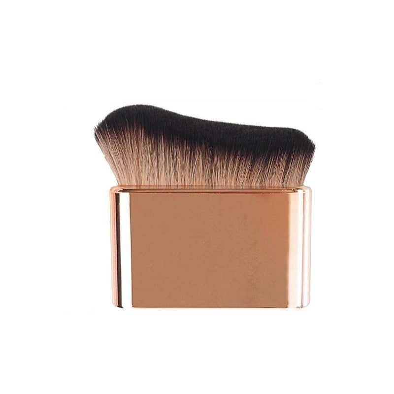 COSHINE Big Self Tanning Blend Brush, Professional Self Tanner, Kabuki, Powder, Foundation, Blusher, Shadow, Bronzer, Face and Body Brush (ROSE GOLD) - Image 1