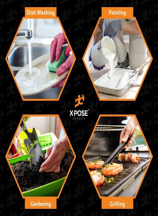 Xpose Safety 24"x48" Heavy Duty Disposable Plastic Aprons – 4 Mil Waterproof & Tear-Resistant, White – Pack of 50 - Image 2