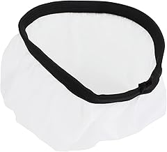 AKIROOD AKIROOD 180mm Soft White Diffuser Sock for 7" Studio Strobe Standard Bowen Mount Reflector Fits Godox AD360 Monolights  - Image 1
