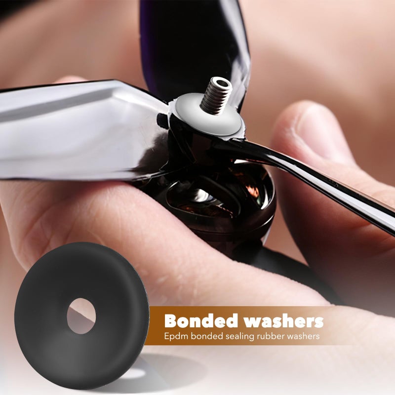 Stainless Steel Rubber Sealing Washers 5 5X19mm EPDM Composite Waterproof Abrasion Resistant - Image 4