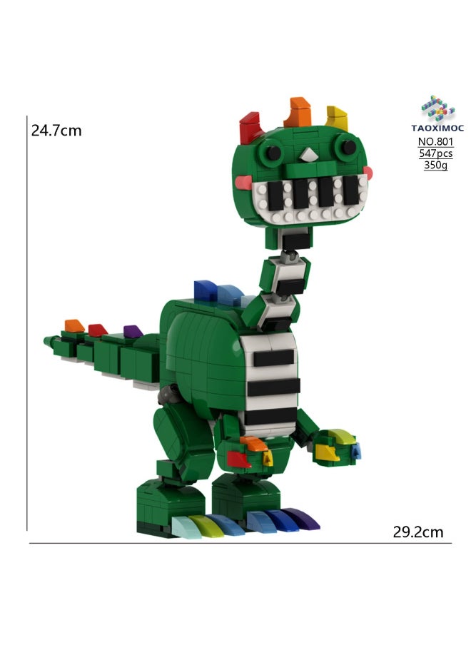 null - Poppy Playtime 4 Bobby's Game Time Season 4 Game Peripheral Toy Building Blocks Model Ornaments-Color:799-3 Crow Bobo - Image 1
