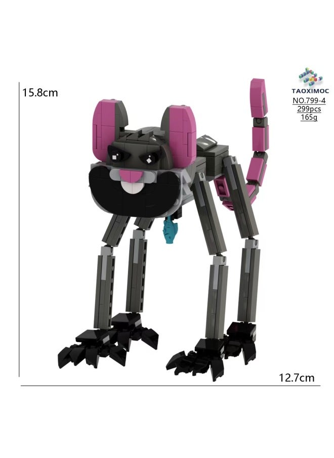 null - Poppy Playtime 4 Bobby's Game Time Season 4 Game Peripheral Toy Building Blocks Model Ornaments-Color:799-3 Crow Bobo - Image 1