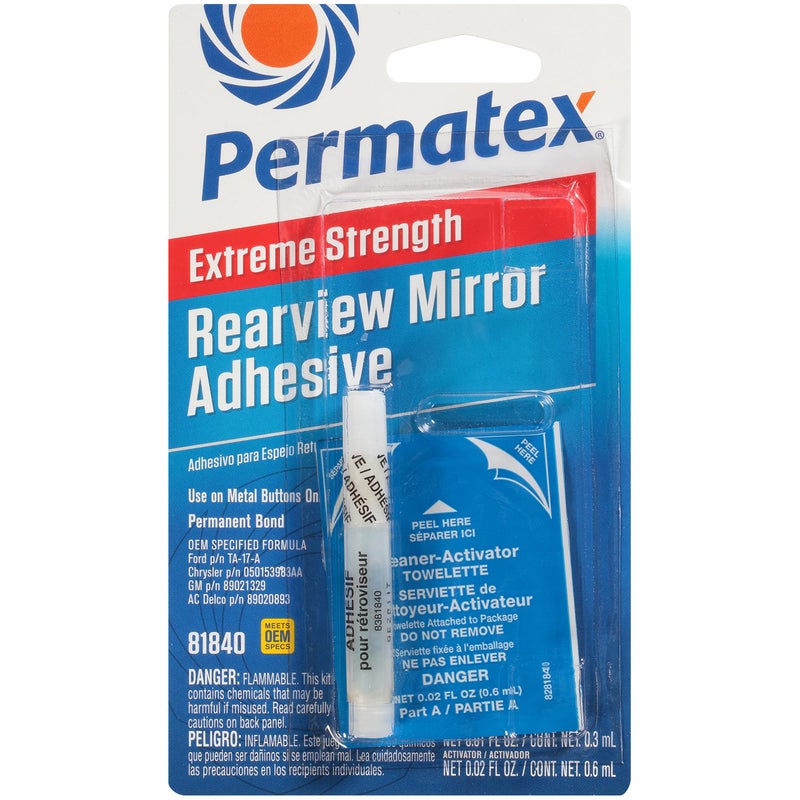 Permatex 81840 Extreme Rearview Mirror Profressional Strength Adhesive Kit , White - Image 4