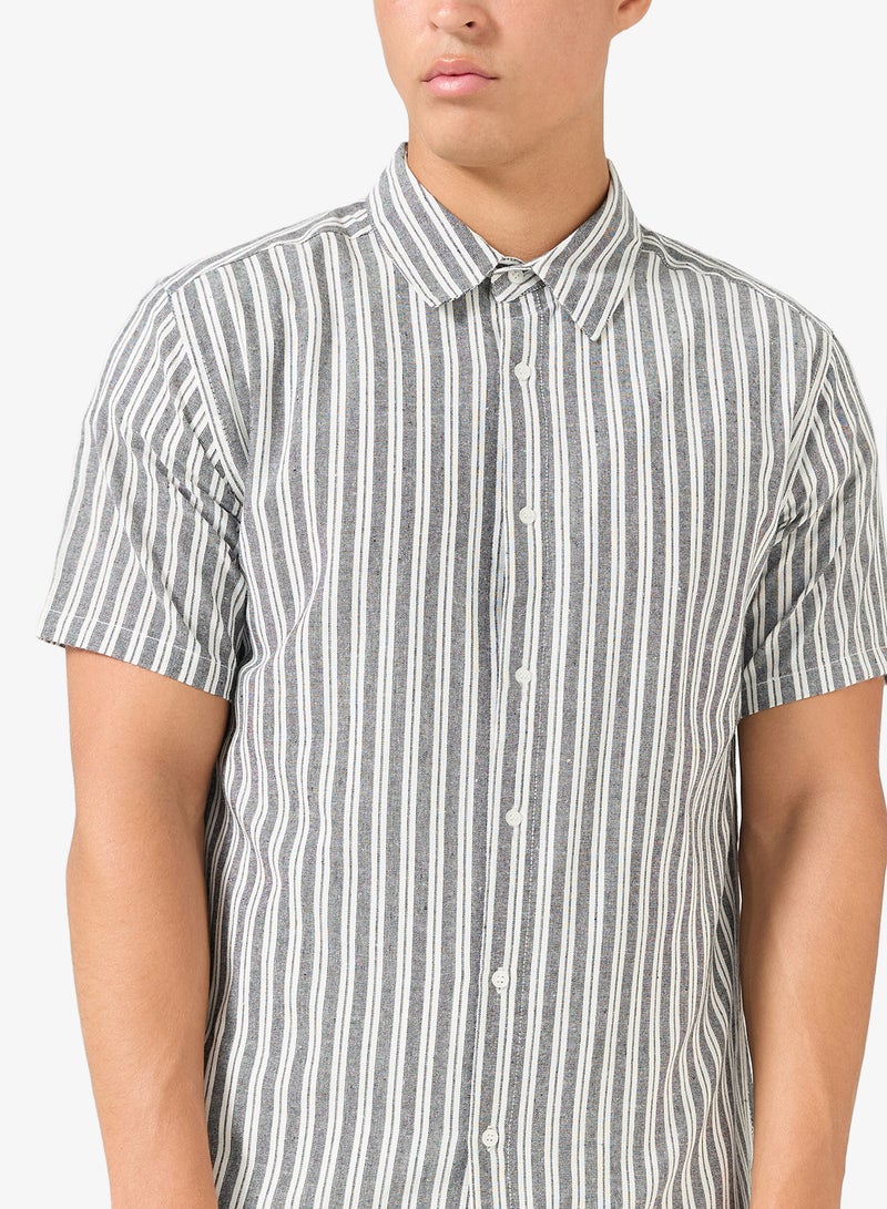 سفنتي فايف قميص كلاسيكي بقصة عادية - Image 3