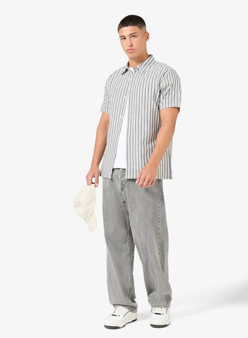 سفنتي فايف قميص كلاسيكي بقصة عادية - Image 4