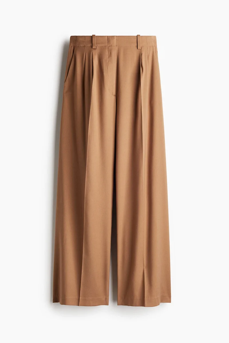 H&M Wide twill trousers