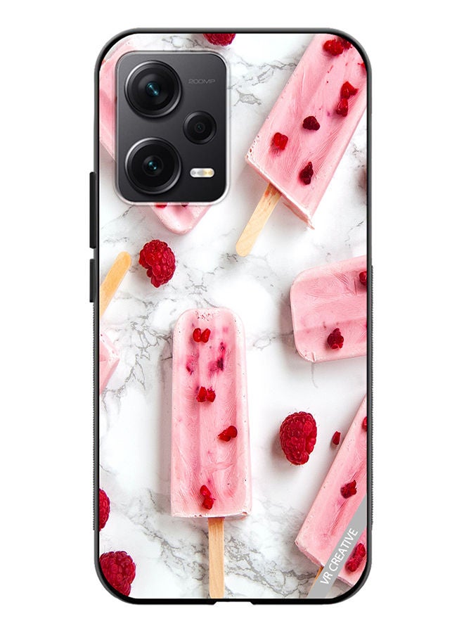 VR CREATIVE Protective Case Cover For Xiaomi Redmi Note 12 Discovery Gulabi Icecream Design Multicolour - Image 1