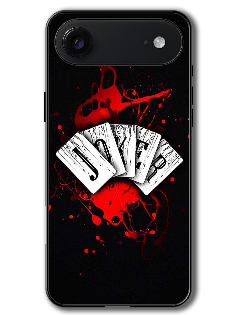 Theodor Case Compatible with Apple iPhone 17 Air 6.5 Inch Protection Shockproof Bumper Cover Joker Cards - Image 1