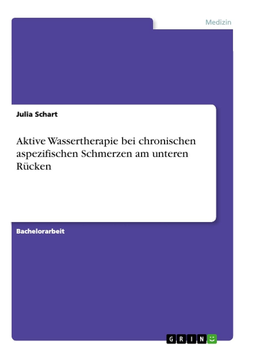 Aktive Wassertherapie bei chronischen aspezifischen Schmerzen am unteren Rücken 
