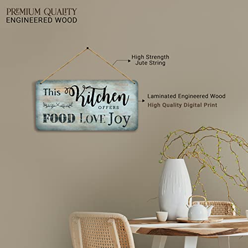 KOTART MDF Wall Hanging Home Decor Items for Cafe Restaurant Bar Coffee Tea Wall Hanger for Home Kitchen Decoration Home Decorative Items For Kitchen/Room Decor - Image 3