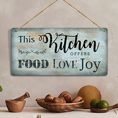 KOTART MDF Wall Hanging Home Decor Items for Cafe Restaurant Bar Coffee Tea Wall Hanger for Home Kitchen Decoration Home Decorative Items For Kitchen/Room Decor - Image 1