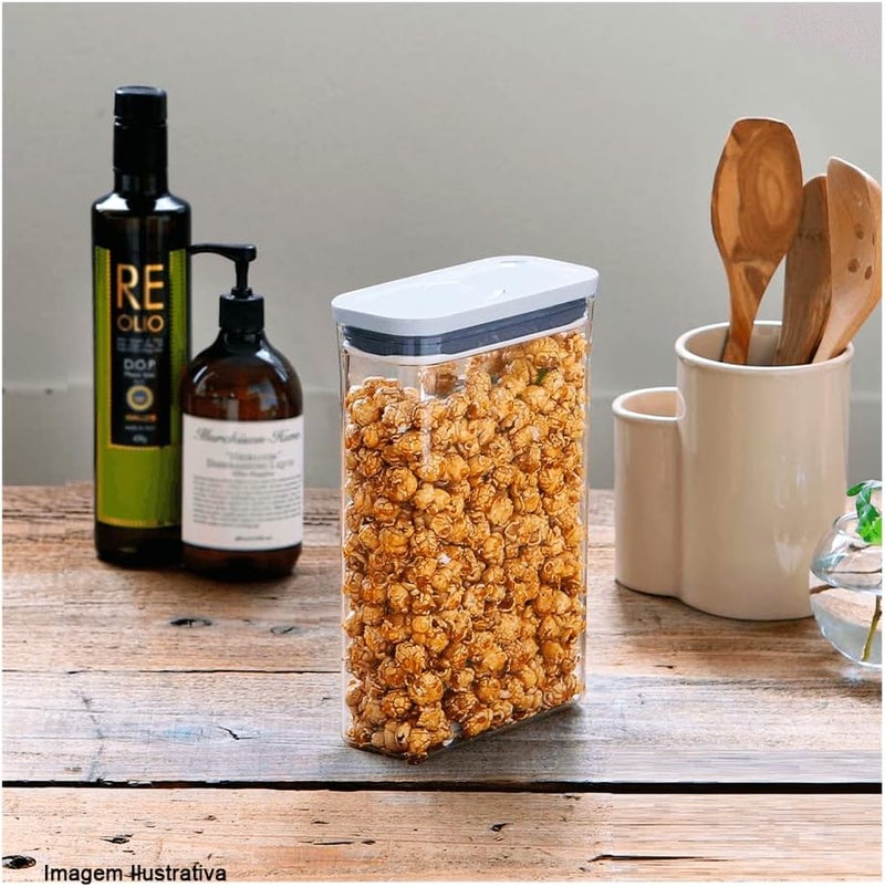 New Good Grips Pop Container - Airtight Food Storage 1.9 Qt - Rectangle - Granola 11234800