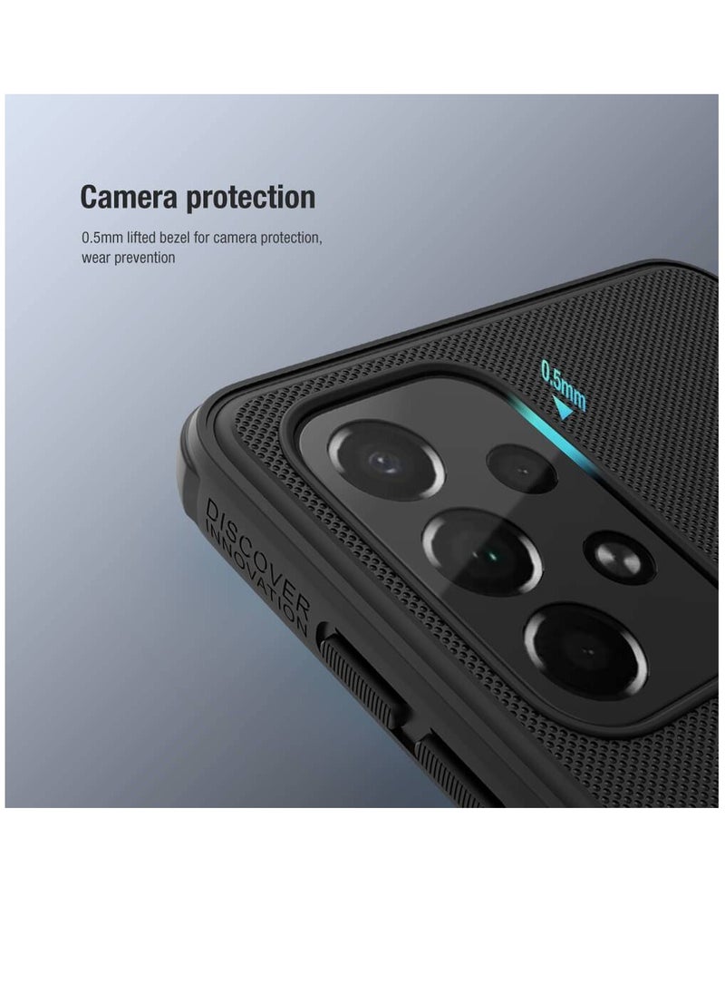 Nillkin Super Frosted Shield Pro Matte Back Case Cover For Samsung Galaxy A73 5G Black  - Image 5