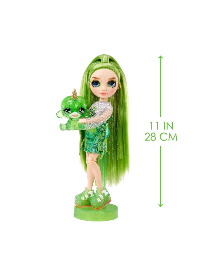 Rainbow High Jade Hunter Slime Kit & Pet Fashion Doll (28 cm) - Image 4