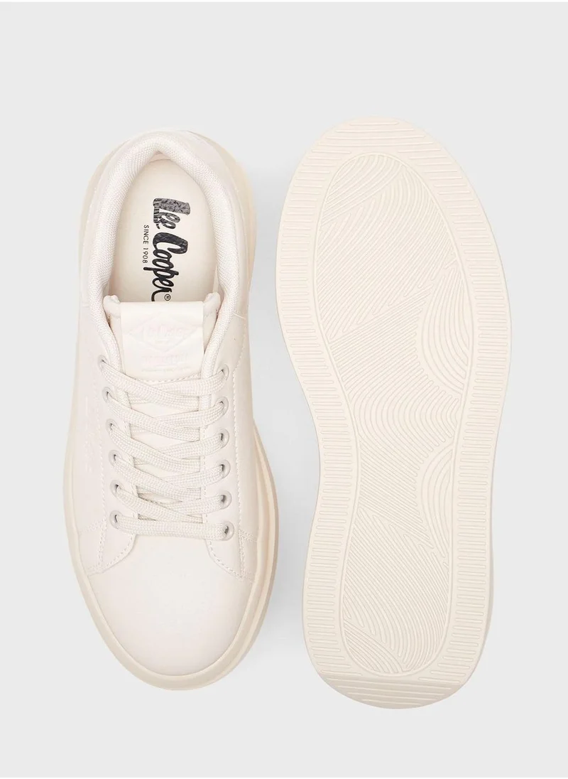 Lee Cooper Lace Up Low Top Sneakers