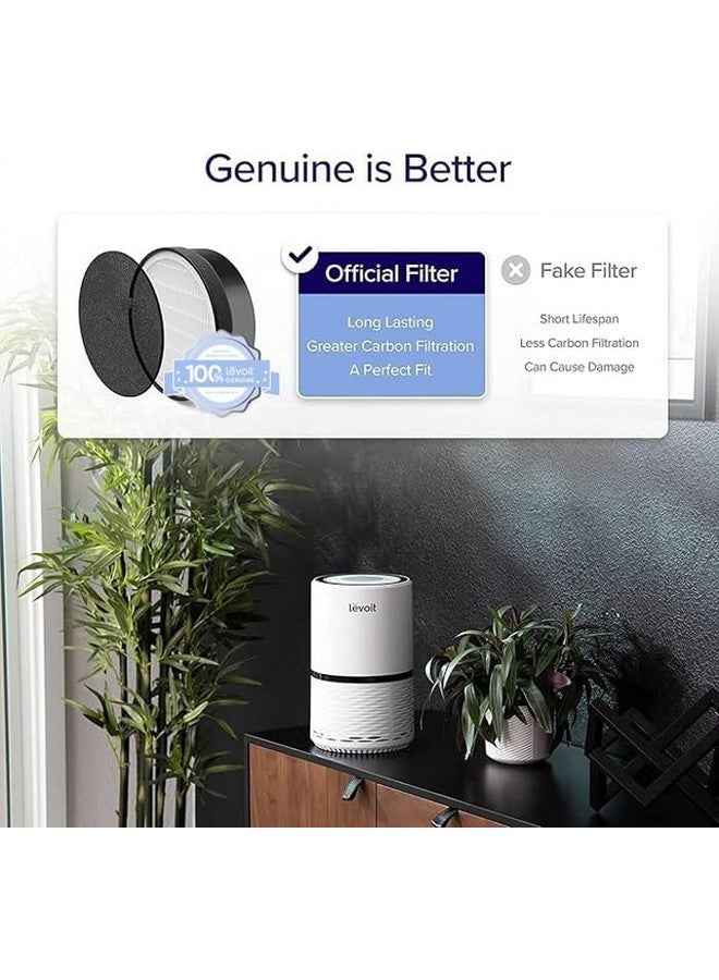 LEVOIT LV-H132 Replacement Filter, Genuine LV-H132-RF Air Purifier Filters, High-Efficiency Activated Carbon for Removal of Smoke, Odor, Allergens, Pollen, 1 Pack - Image 2