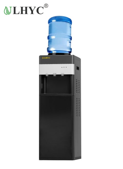 Bottom Mounted Water Dispenser - 3 Temperature Settings - Hot, Cold and Cool - Black Floor Type - Ideal for Home Offices