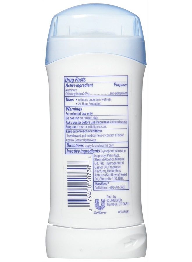 Dove Antiperspirant Deodorant, Original Clean, 2.6 oz - Image 2