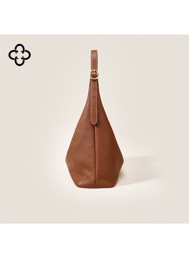 Cassile Women's Shoulder Bag, Genuine Deer Leather, High-end Luxury Commuter Tote Bag, Birthday And New Year Gift - Image 4