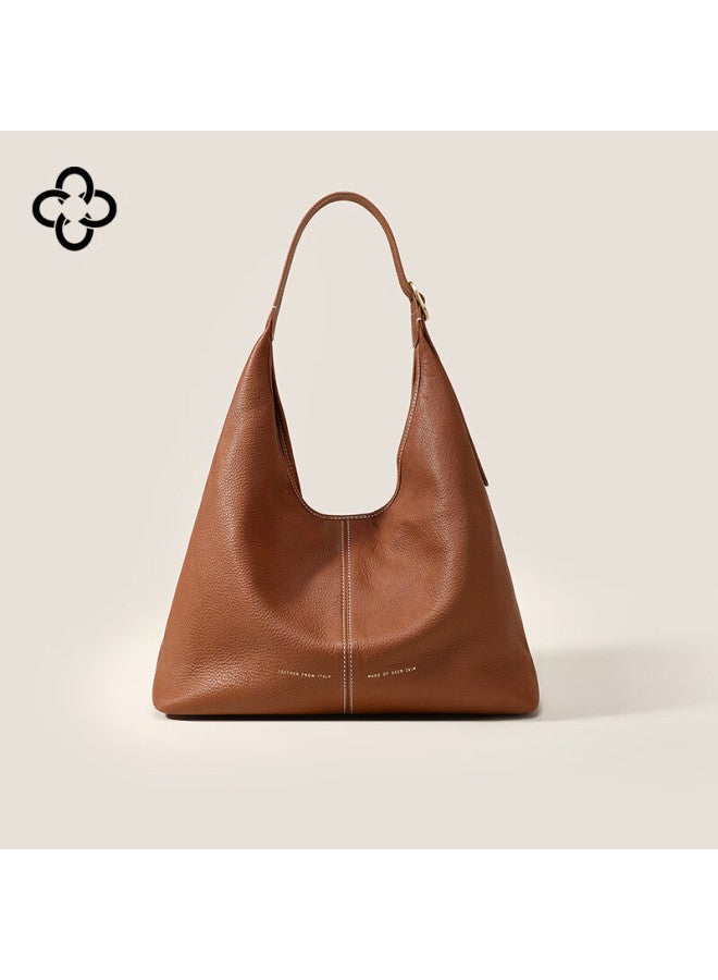 Cassile Women's Shoulder Bag, Genuine Deer Leather, High-end Luxury Commuter Tote Bag, Birthday And New Year Gift - Image 5