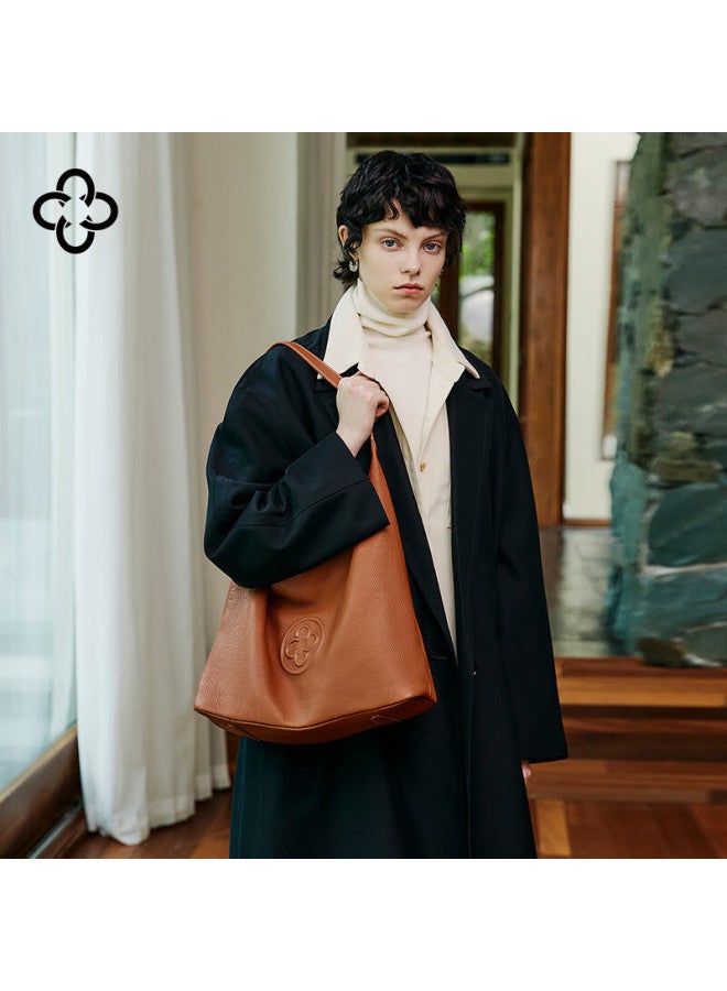 Cassile Women's Shoulder Bag, Genuine Deer Leather, High-end Luxury Commuter Tote Bag, Birthday And New Year Gift - Image 2
