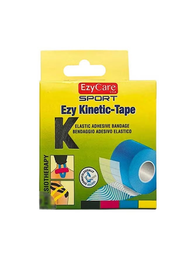 EzyCare Kinetic Elastic Adhesive Kinesiology Tape – Supportive Sports Tape for Muscle Pain Relief & Injury Recovery - Image 1