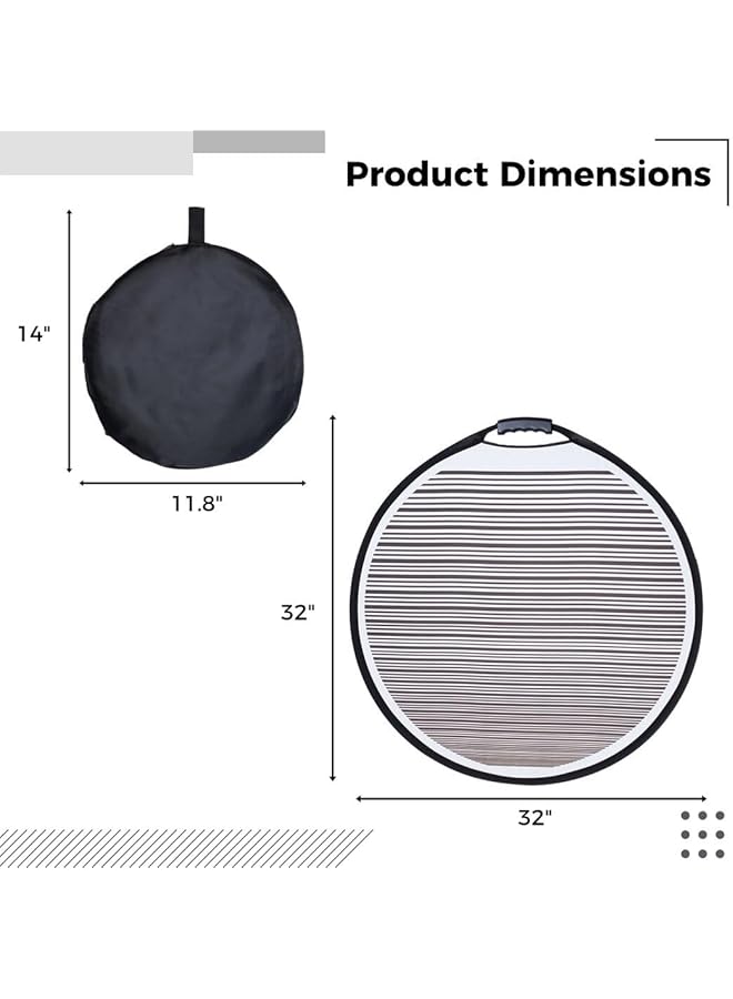 Excefore Dent Reflector Board With Storage Bag, 80Cm Striped Light Reflector Board, Flexible Foldable Dent Panel, Dent Fix Tool For Vehicle Door Scratch And Hail Damage Car Dent Check Tool, Black - Image 5