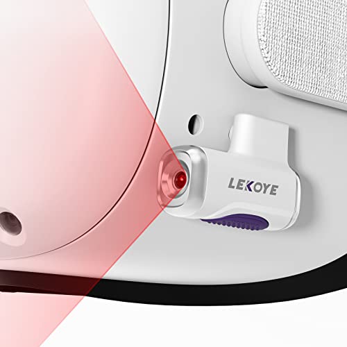 LEKOYE Ir Illuminator, LEKOYE Infrared Light for Meta Quest 2 PSVR2, 2 Gear Brightness Adjustable VR Accessories for Oculus Quest 2, Sensor Tracking in The Dark - Image 1