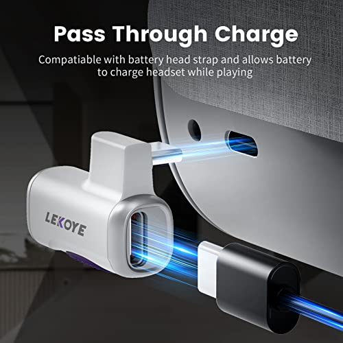 LEKOYE Ir Illuminator, LEKOYE Infrared Light for Meta Quest 2 PSVR2, 2 Gear Brightness Adjustable VR Accessories for Oculus Quest 2, Sensor Tracking in The Dark - Image 3