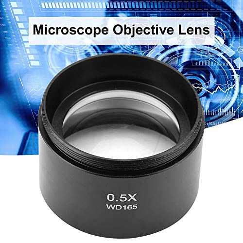 Walfront KP - 0.5X Auxiliary Stereo Microscope Objective Lens - 1-7/8" 48mm Mounting - Image 3